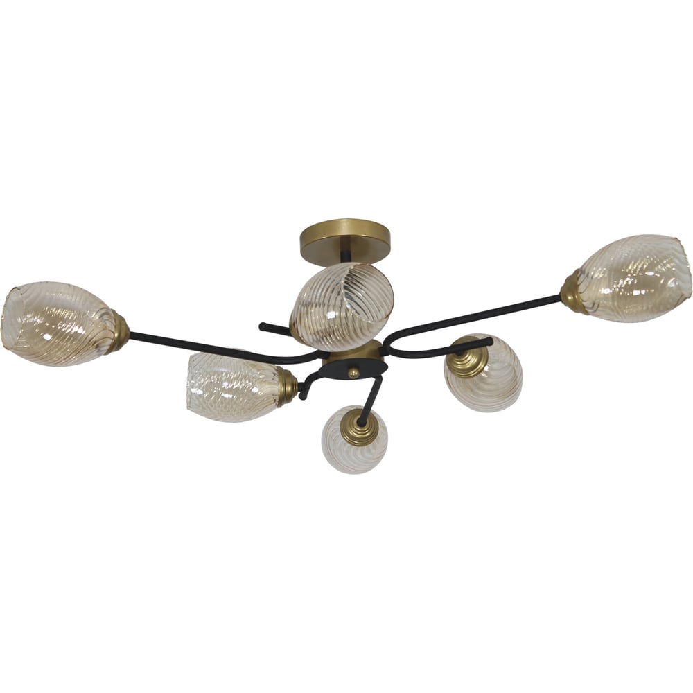 Изображение товара Потолочный светильник Юна 161 ЭЛЕТЕХ современный стиль 6 ламп Е14