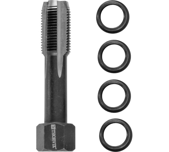 Изображение товара Набор для восстановления резьбы свечного отверстия Thorvik GPTRK12125 М12х1.25, 5 предметов 53207