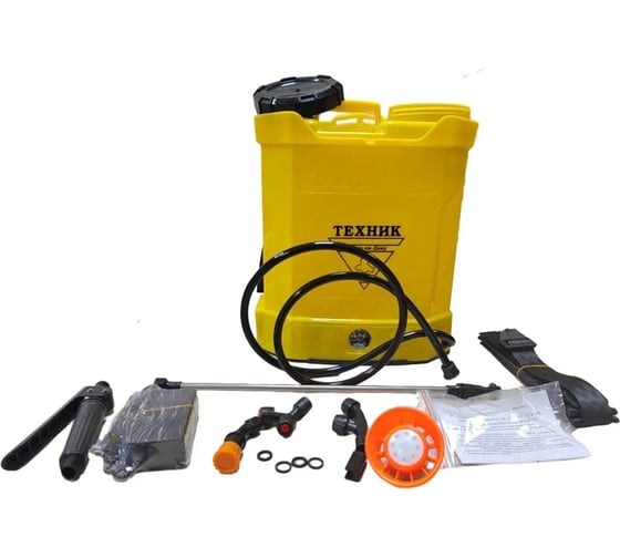 Изображение товара Опрыскиватель электрический садовый ТД Техник ОЭЛ-12 литиевый аккумулятор, 12 л бак, нерж. удочка, усиленная ручка, 91