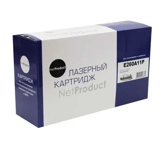 Изображение товара Тонер-картридж Netproduct для Lexmark E260/E360/E460, 3,5K N-E260A11P