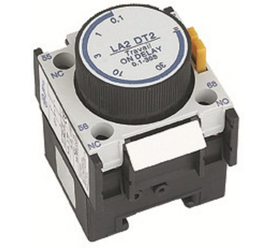 Изображение товара Приставка выдержка времени ANDELI LA2-DT2 задержка включения 0,1-30 с к Контактору CJX2 ADL08-170