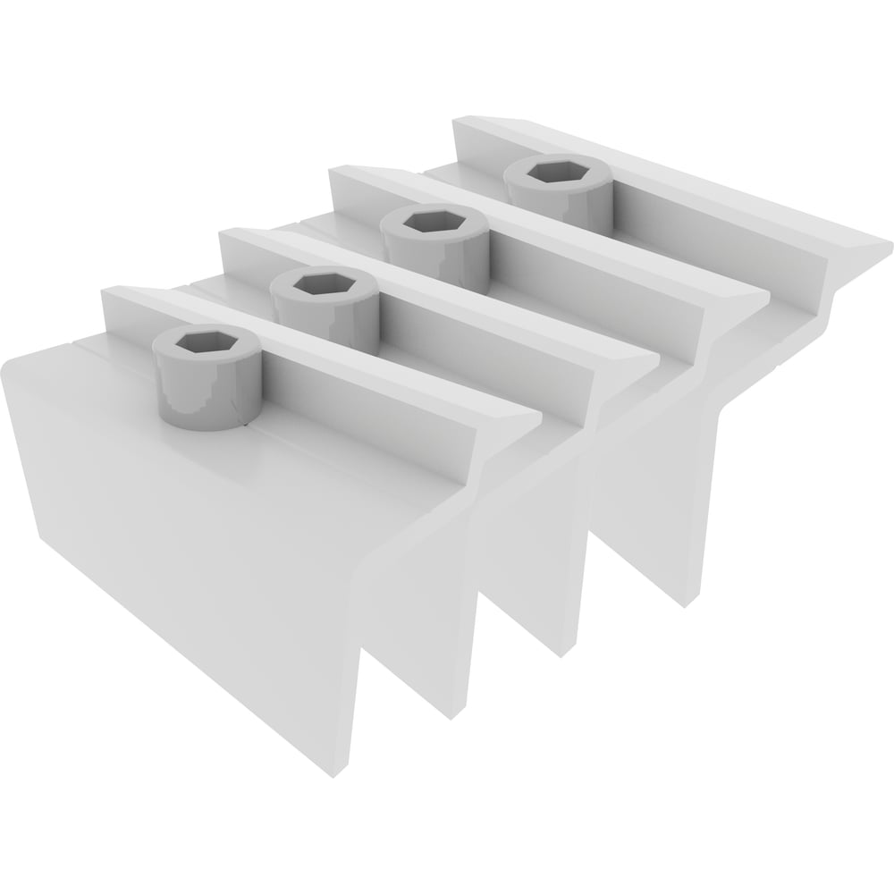 Изображение товара Прижим концевой B2.Solar 30 в сборе 4 шт надежный зажим для солнечных систем