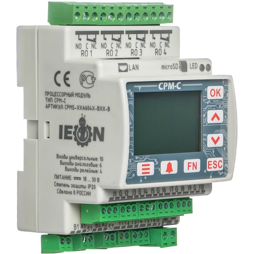 Изображение товара Универсальный модульный промышленный контроллер IECON CPMS-XXA604X-BXX-B