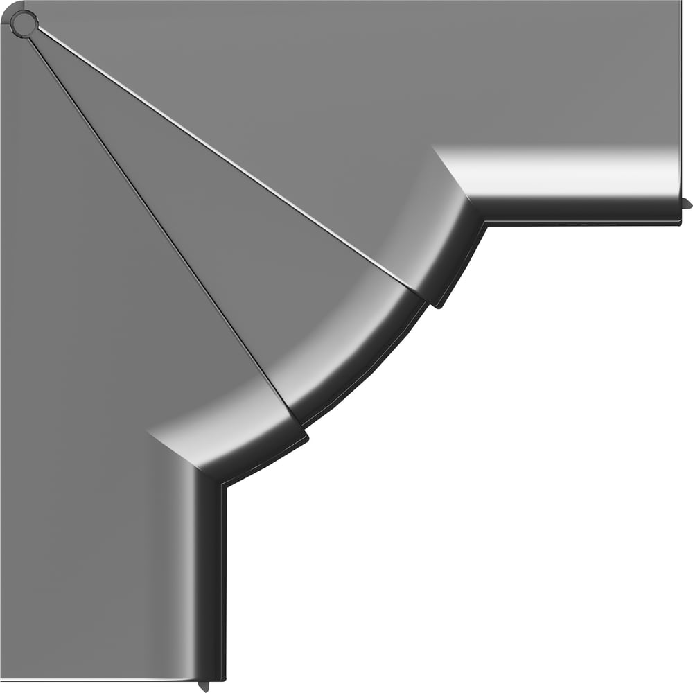 Изображение товара Угол внутренний DKC 110x50 мм черный изменяемый 1 шт