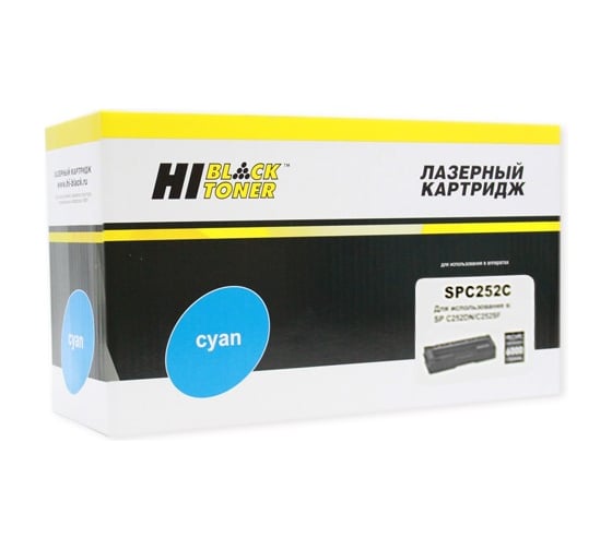 Изображение товара Картридж Hi-Black для Ricoh Aficio SPC252DN/C252SF/SPC262DNw/SPC262SFNw, C, 6K HB-SPC252C