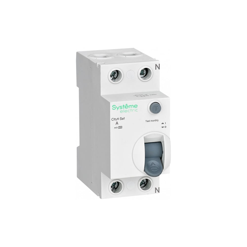 Изображение товара Выключатель дифференциального тока Systeme Electric City9 Set ВДТ 40А 2P 300мА