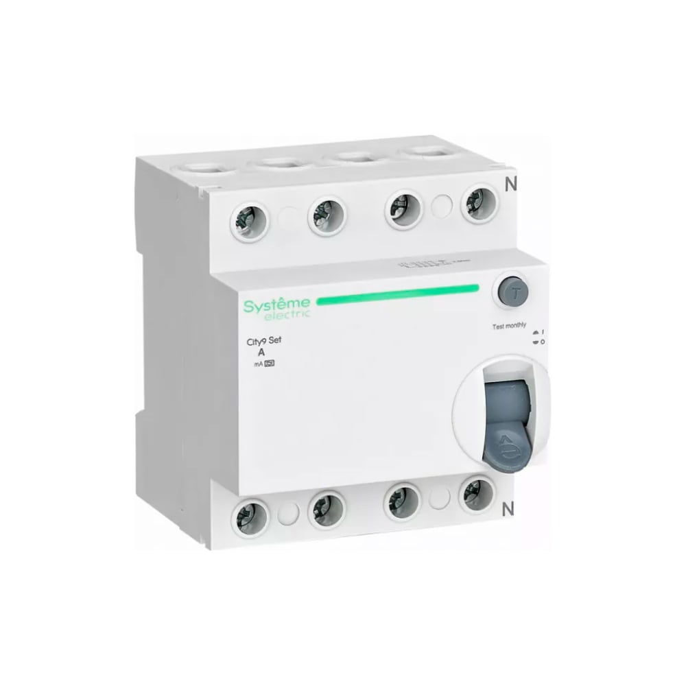 Изображение товара Выключатель дифференциального тока Systeme Electric City9 Set 63А