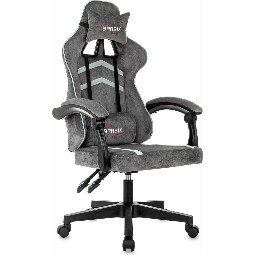 Изображение товара Кресло компьютерное BRABIX Shooter GM-123 с подушками, серое