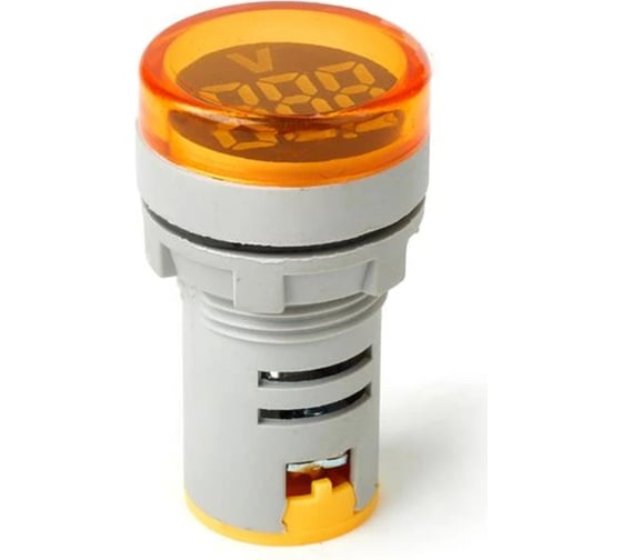 Изображение товара Индикатор значения напряжения HLT AD-22 (LED) d22мм, желтый, IP54, 10штук/упаковка 085-06-252