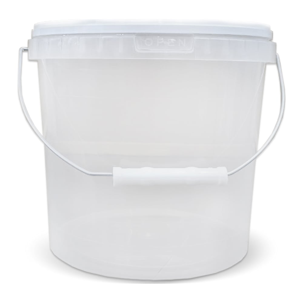 Изображение товара Ведро ООО ОПТИМА СЕРВИС 5.8л с крышкой и металлической ручкой