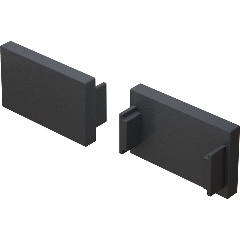 Изображение товара Заглушка MAYTONI для накладного шинопровода, 2 шт., черный BASITY TRA172EC-11B