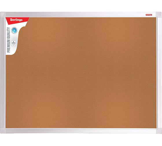 Изображение товара Пробковая доска BERLINGO Premium алюминиевая рамка SDp_02040