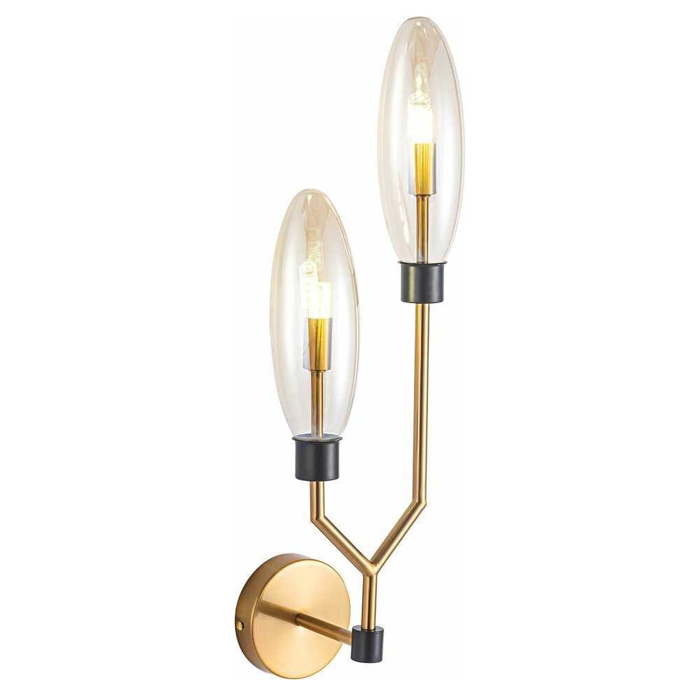 Изображение товара Бра De Fran G9 2x40Вт Свеча GBK золотой B-1137 современное настенное освещение