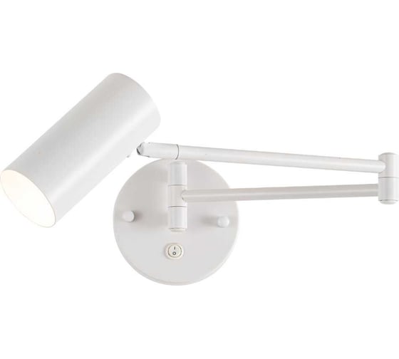 Изображение товара Бра De Fran GU10 220В 1x12Вт РЕГИНА белый, с выключателем B-1118