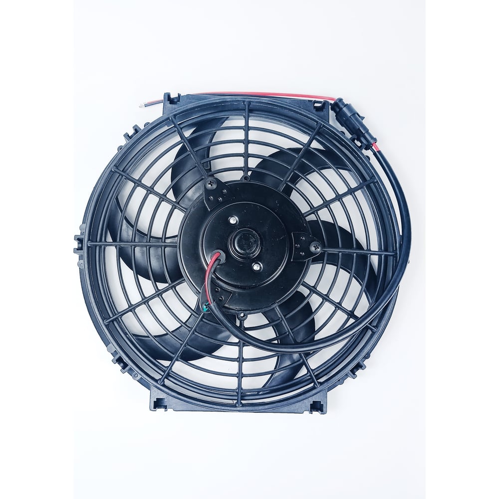 Изображение товара Вентилятор радиатора АРКАИМ 255 мм (10 дюймов) 12 Вольт, 100 Ватт. Поток: нагнетание B11001С-L/12