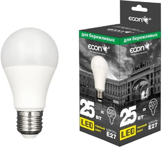 Изображение товара Светодиодная лампа ECON LED A 25Вт E27 3000K A67 ES 7125021