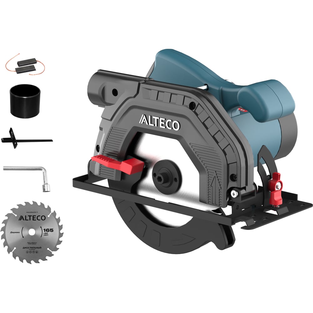 Изображение товара Циркулярная пила ALTECO CS 1350-165 полупрофессиональная с пылесборником