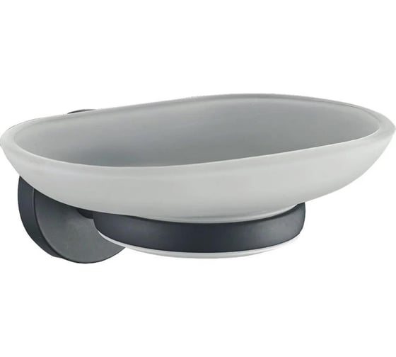 Изображение товара Мыльница D-Lin стекло, черный D220111