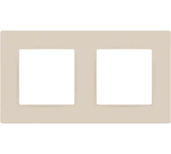 Изображение товара Рамка для розеток и выключателей ЭРА Серия 12 12520202 на 2 поста, Классик, слоновая кость Б0067690