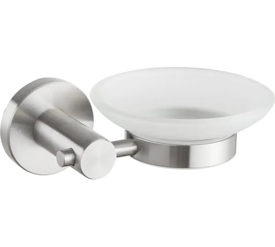 Изображение товара Мыльница D-Lin стекло, полированная сталь D220280