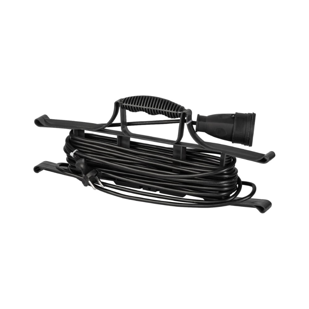 Изображение товара Удлинитель силовой ЭРА GREEN LINE FR1010m Greenline на рамке, 1 розетка, без заземления, 10м, ПВС 2x1мм2 Б0065145