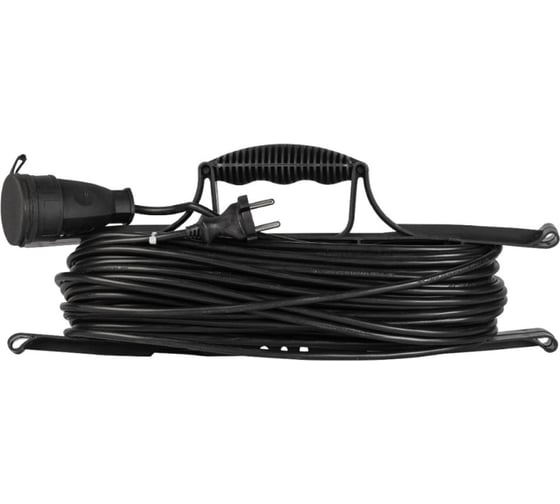 Изображение товара Удлинитель силовой ЭРА GREEN LINE FR1030m Greenline на рамке, 1 розетка, без заземления, 30м, ПВС 2x1мм2 Б0065149