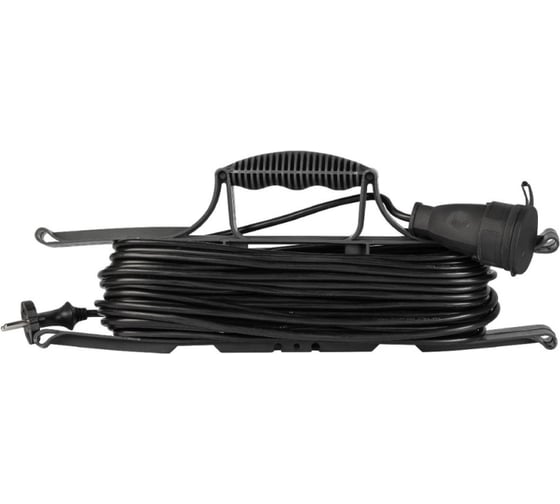 Изображение товара Удлинитель силовой ЭРА GREEN LINE FR620m Greenline на рамке, 1 розетка, без заземления, 20м, ПВС 2x0.75м Б0065100