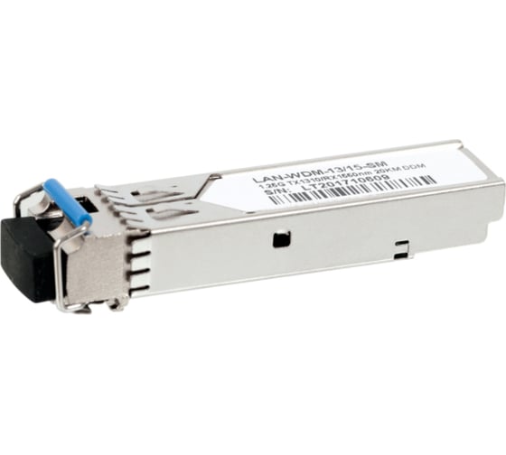 Изображение товара Модуль LANMASTER SFP WDM 1.25G, 1310нм/1550нм, 20км, LC, DDM, Cisco LAN-WDM-13/15-20-SM