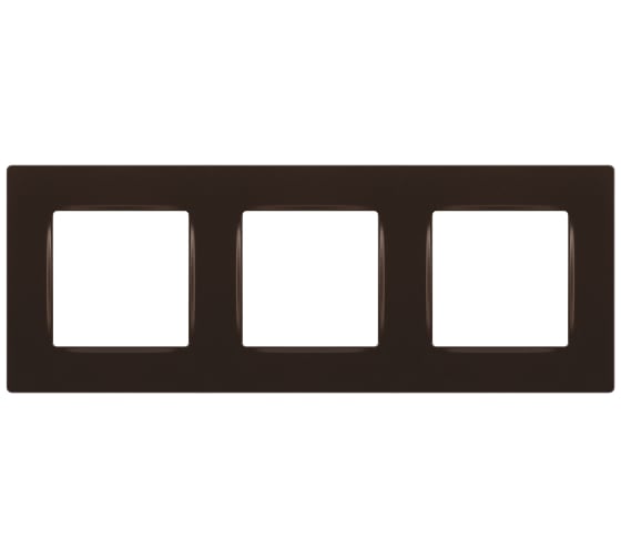 Изображение товара Рамка для розеток и выключателей ЭРА Серия 12 12520313 на 3 поста, Классик, бронза Б0067782