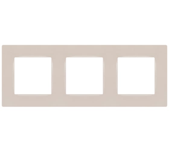 Изображение товара Рамка для розеток и выключателей ЭРА Серия 12 12520315 на 3 поста, Классик, перламутр Б0067786