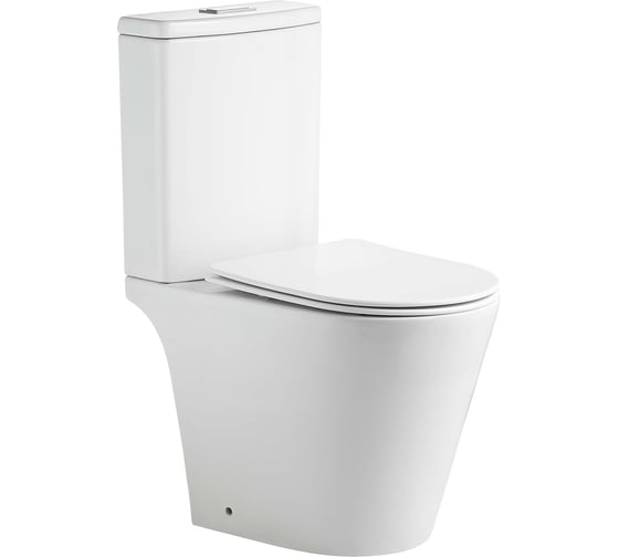 Изображение товара Компакт Alcora Lilly Tornado 4/6 безободковый с легкосъемный сиденьем, дюропласт, микролифт 90991413