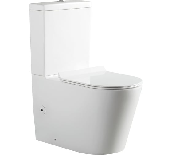 Изображение товара Компакт Alcora Felice 4/6 безободковый с легкосъемным сиденьем, дюропласт, микролифт 1040775