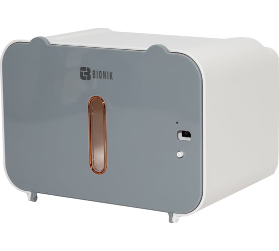 Изображение товара Держатель для туалетной бумаги BIONIK сенсорный , цв.серый GY01