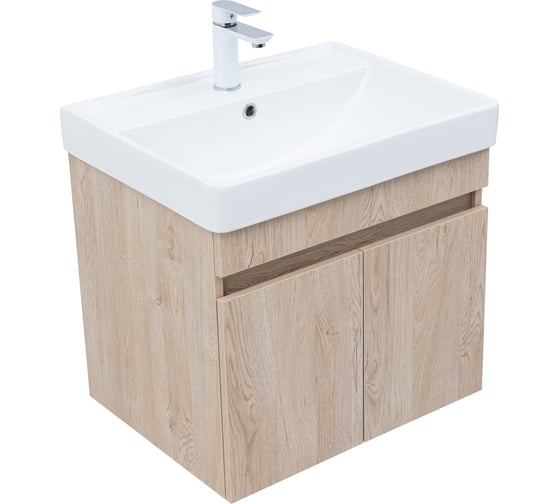 Изображение товара Тумба Aquanet Оптима 60 цв. дуб светлый (344803) 00344803