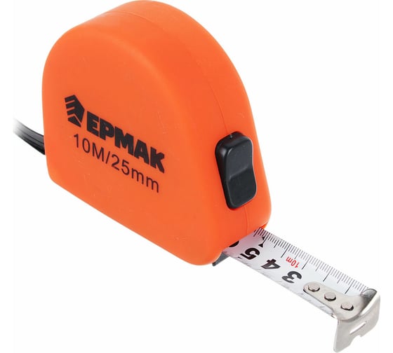 Изображение товара Рулетка ЕРМАК софт-тач 10мх25мм 658-072