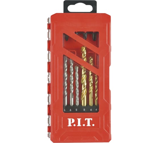 Изображение товара Набор сверл и бит P.I.T. 15 предметов ASET02-015A