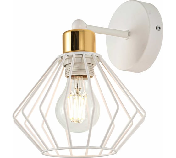 Изображение товара Бра De Fran Е27 60Вт АГРИЯ WHG белый+золото B-1146