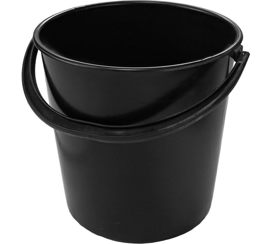 Изображение товара Ведро Пластматика 10 л, черное 93207644