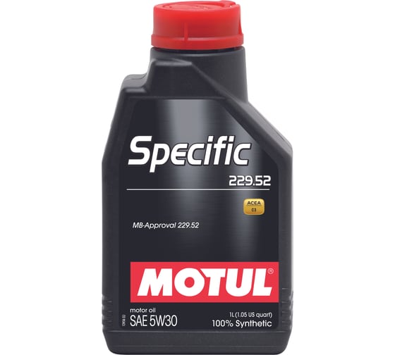 Изображение товара Масло моторное MOTUL SPECIFIC 229.52 5W30 1 л 113212