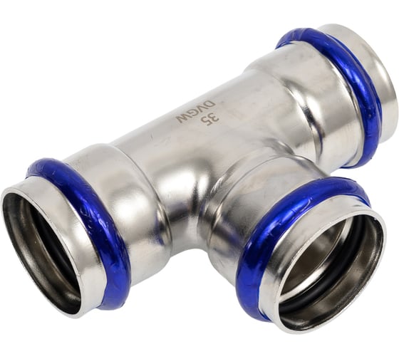 Изображение товара Тройник для труб из нержавеющей стали Millennium 35x35x35 TPPN353535