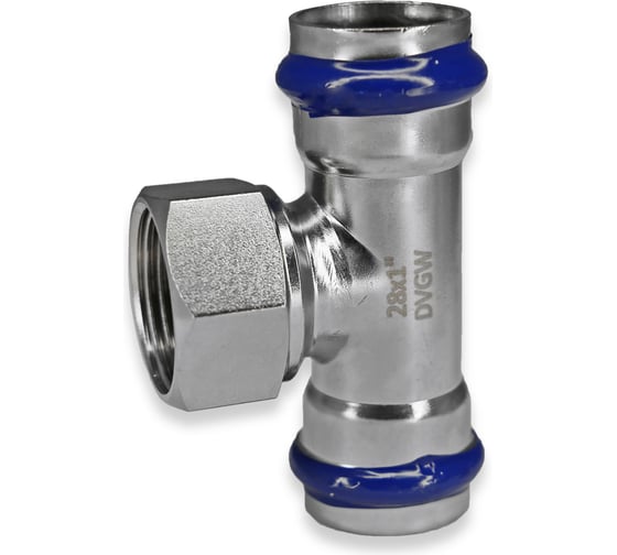 Изображение товара Тройник нержавеющий Millennium 15x1/2"x15 с внутренней резьбой TPNF1512