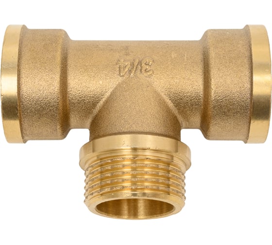 Изображение товара Тройник латунный Millennium 3/4x3/4x3/4 внутренняя резьба/наружная резьба/внутренняя резьба LTFMF3434