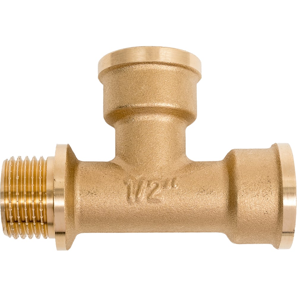 Изображение товара Тройник латунный Millennium 1/2x1/2x1/2 внутренняя резьба/внутренняя резьба/наружная резьба LTFFM1212