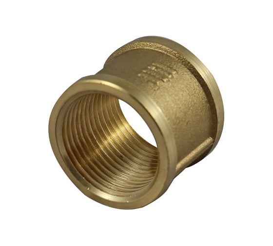 Изображение товара Муфта Millennium латунная 1 1/4" никелированная для трубопроводов LMFF3232