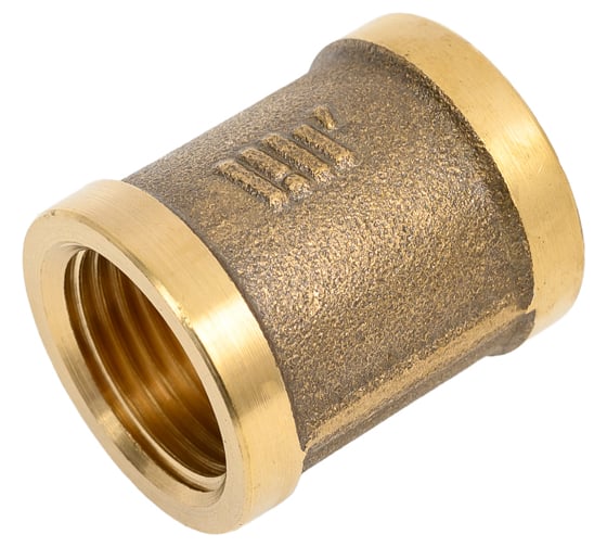Изображение товара Муфта латунная, никелированная Millennium 3/8" с внутренней резьбой LMFF3838