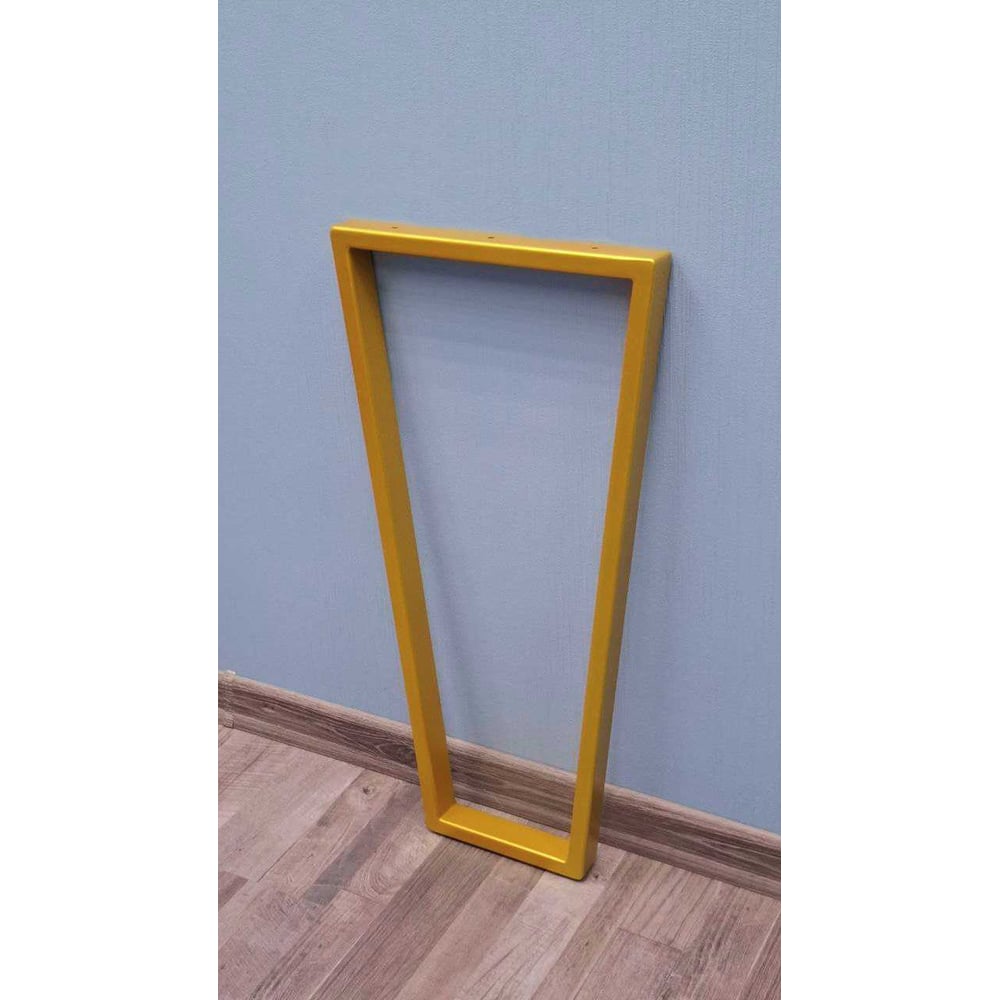 Изображение товара Подстолье для стола Parallax Трапеция Лофт 725 350 40 мм в золотом цвете