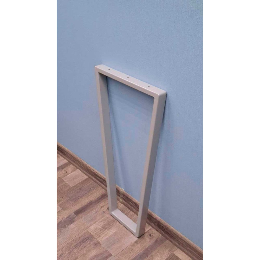 Изображение товара Подстолье для стола Parallax Трапеция Лофт 725 350 40 мм серое металлическое