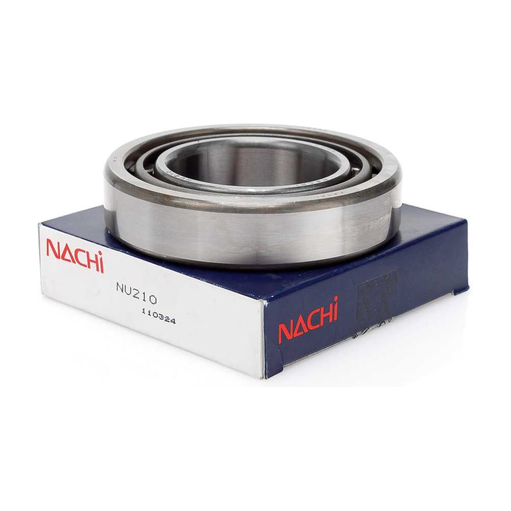 Изображение товара Подшипник NACHI NU 210 двухрядный роликовый открытый 90х90х20 мм