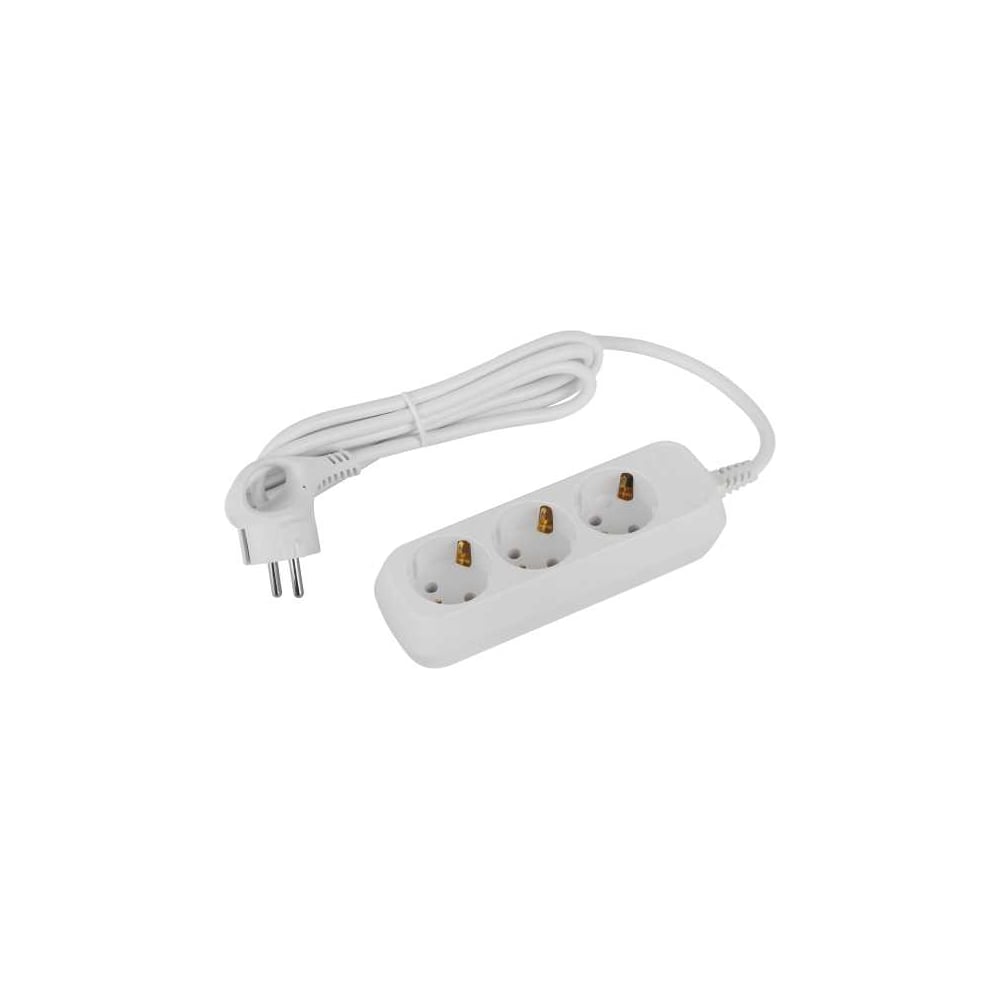 Изображение товара Удлинитель электрический ЭРА UDL16315E Greenline 3 розетки, с заземлением, 1.5м, ПВС, 3x1мм2 Б0065038