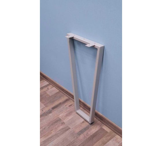 Изображение товара Подстолье Parallax 810 350 барное серое Трапеция металлическое для стола в стиле Лофт с регулировкой по высоте 1 шт 46GR0350200810-TRP